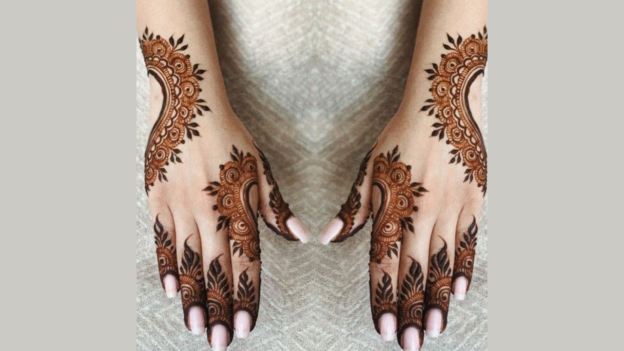 Both Hands Mehendi Design
