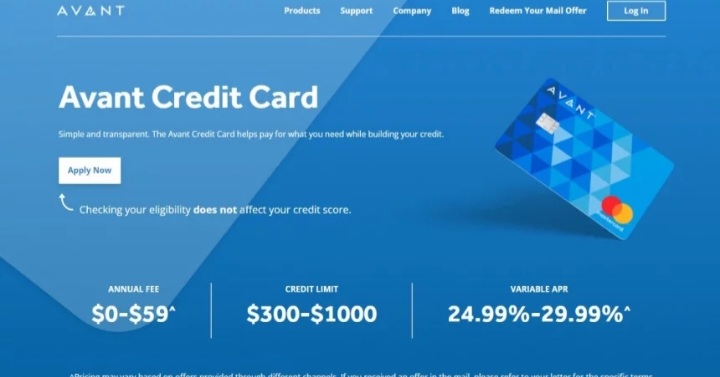 Avant Credit Card Portal