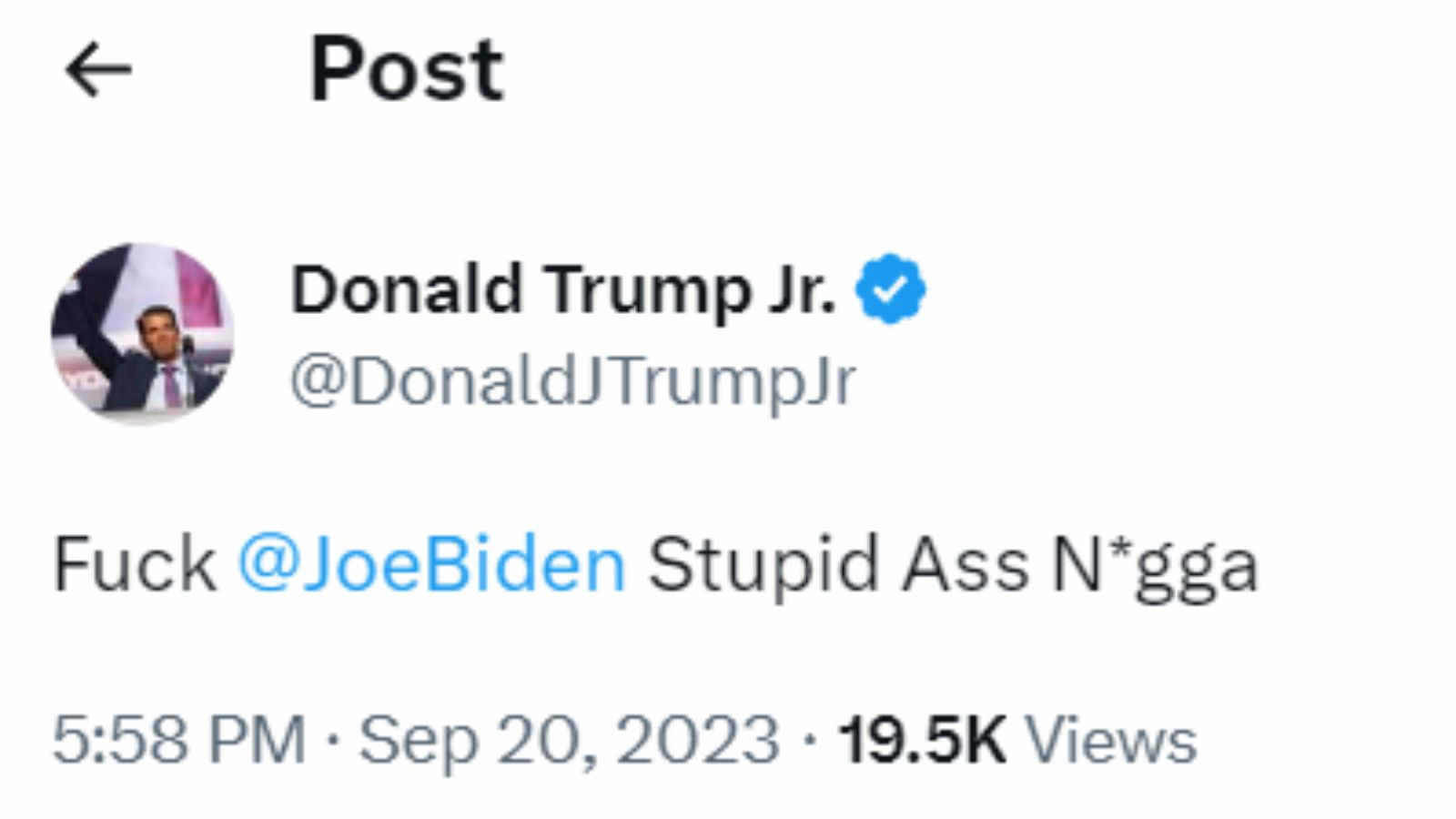 Is Donald Trump Jr.'s X account hacked