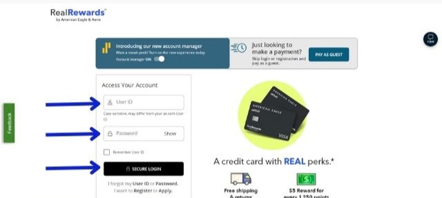 american-eagle-credit-card-login