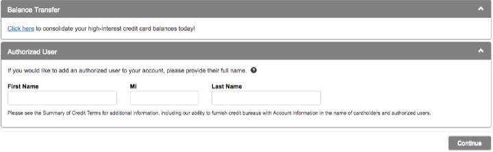 2% Cash Back Visa® Card