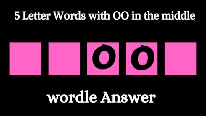 Five Letter Words with OO in the Middle