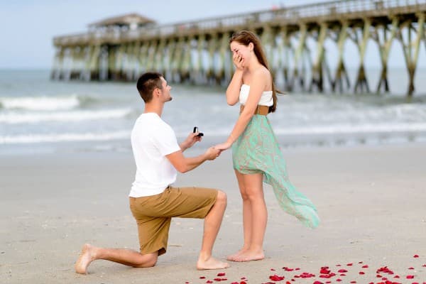Bending down to propose