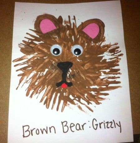 Fuzzy Bear Painting
