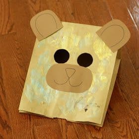 Paper Bag Bear Mask