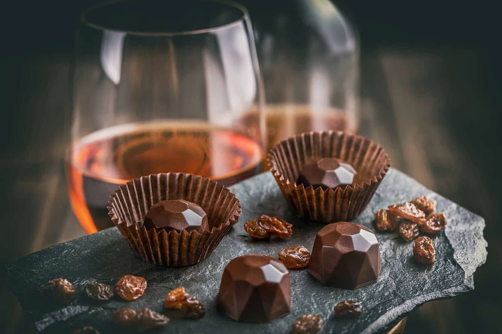 chocolate and wine
