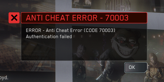 Star Citizen Anti-Cheat Error 70003
