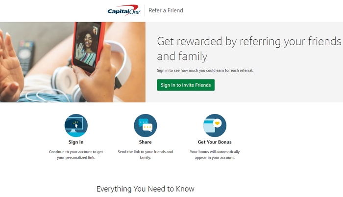 Capital One Credit Card Referral Program