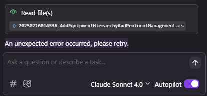 Kiro Unexpected Error Explained